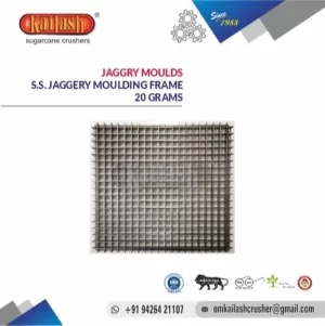 Stainless Steel Jaggery Moulds 20 Grams